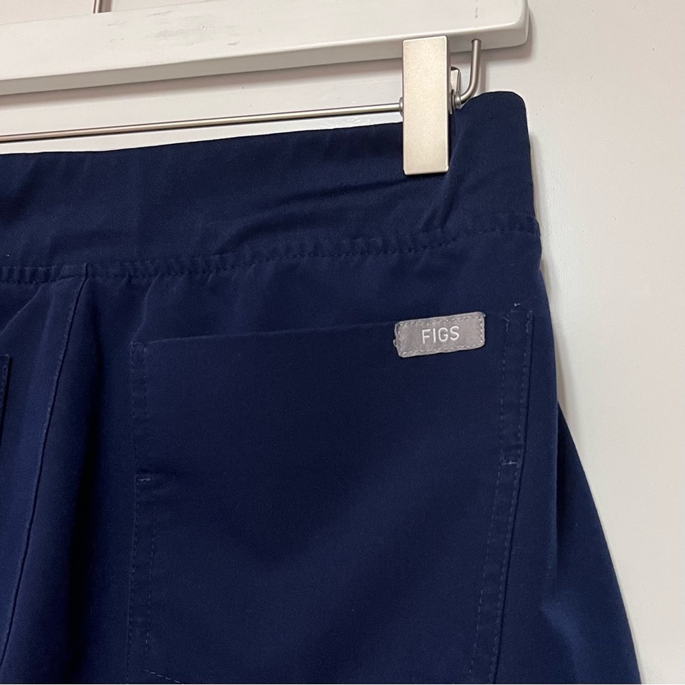 Figs Zamora Jogger Scrub Pants Core FIONX Navy Size XS Women’s Medical Uniform - Picture 5 of 12